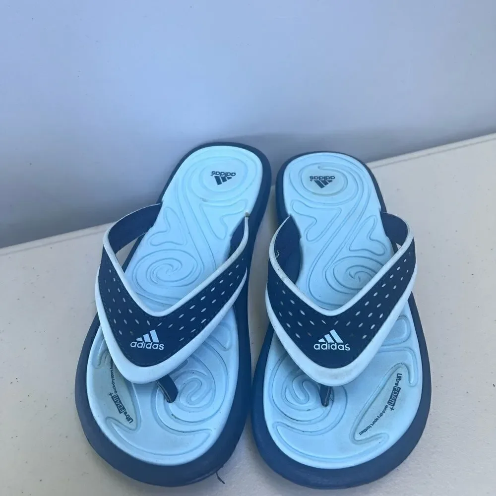 Adidas Big Kid Flip flops size 3